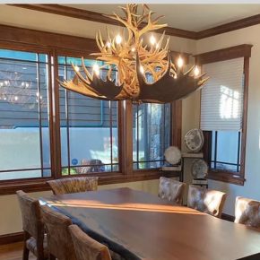 Kroonluchter Elandgeweien Bari