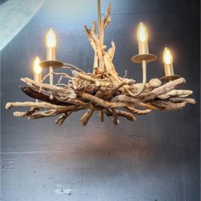 Kroonluchter Drijfhout Toscane