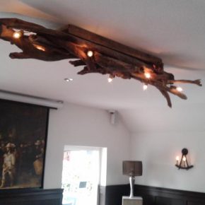 Plafondlamp Drijfhout Luxor